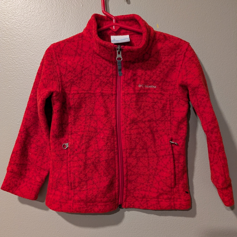 Columbia Red Fleece Jacket
